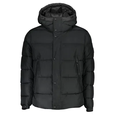 Hugo Boss Relaxed-fit Jacket With Water-repellent Finish In Black