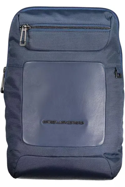 Piquadro Eco-friendly Chic Blue Shoulder Bag