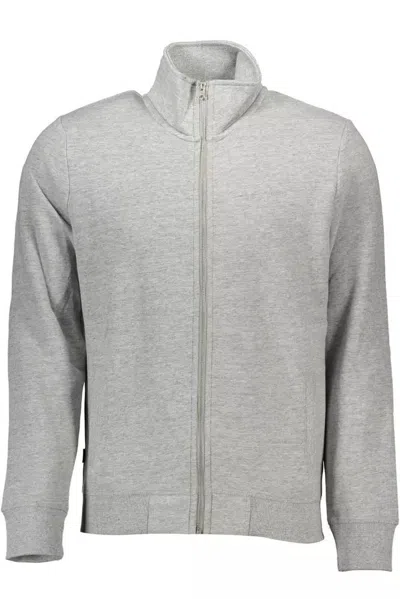 Superdry Gray Cotton Sweater In Grey