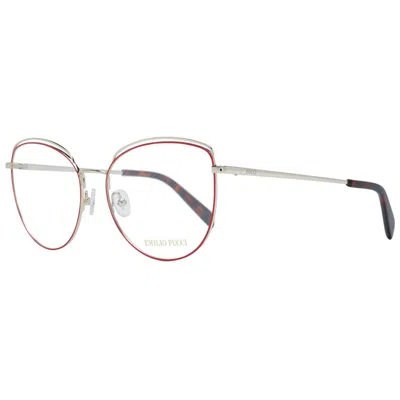 Emilio Pucci Red Women Optical Frames In Pink