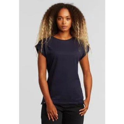 Dedicated Visby Organic Cotton Base T-shirt | Navy In Blue