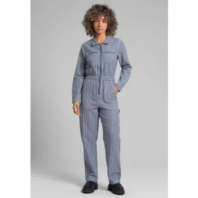 Dedicated Hultsfred Organic Cotton Dungaree In Blue
