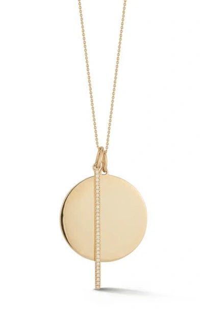 Dana Rebecca Designs 14kt Yellow Gold Sylvie Rose Diamond Pendant Necklace