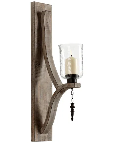 Cyan Design Giorno Wall Candleholder In Brown