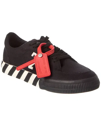 Off-white Vulcanized Lace-up Sneakers In Black
