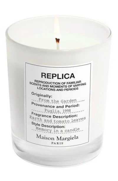 Maison Margiela 'replica' From The Garden Candle 5.8 oz / 165 G 1 Wick Candle In White
