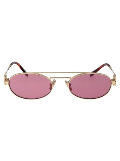 Miu Miu Sunglasses In Zvn50d Pale Gold