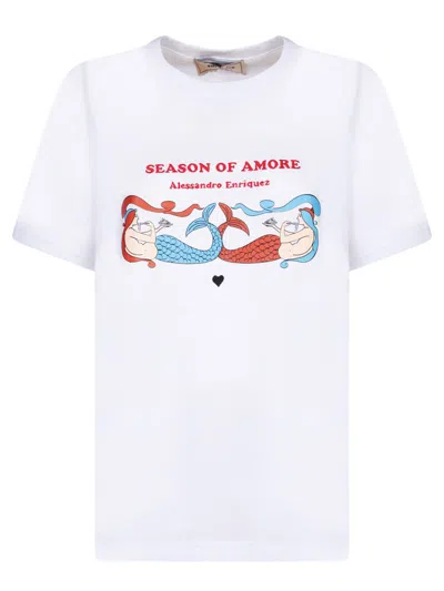 Alessandro Enriquez T-shirts In White