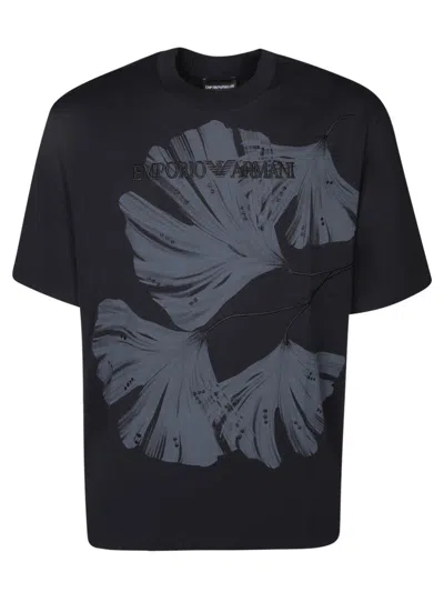 Emporio Armani T-shirts And Polos Black