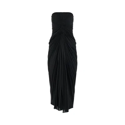 Rick Owens Radiance Bustier Dress In Black