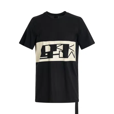 Rick Owens Drkshdw Pentagram Levet T-shirt In Black Pearl