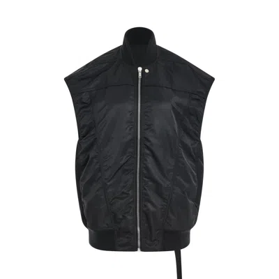 Rick Owens Drkshdw "jumbo Flight" Vest In Black