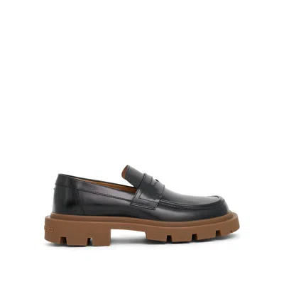Maison Margiela Ivy Leather Loafers In Black