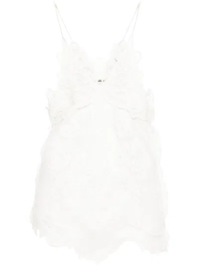 Isabel Marant Victoria Guipure-lace Tank Top In White