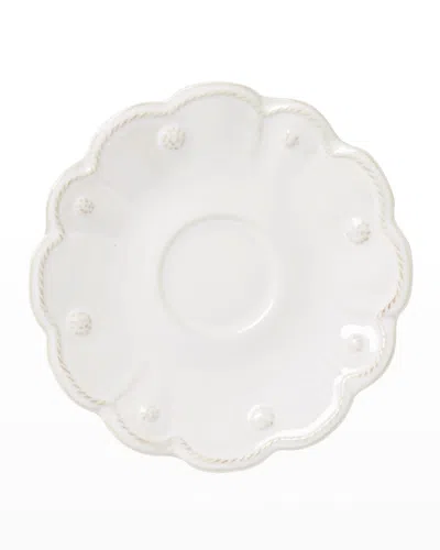 Juliska Jardins Du Monde Saucer In Whitewash