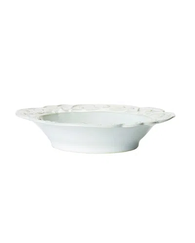 Juliska Jardins Du Monde Whitewash Coupe Pasta/soup Bowl