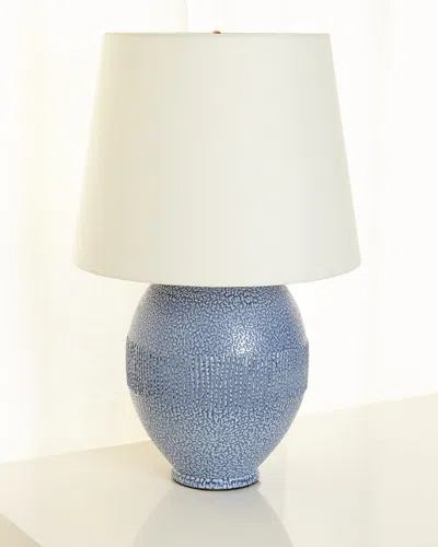 Visual Comfort Signature Toulon Table Lamp By Aerin In Blue