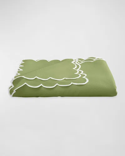 Matouk Savannah Gardens Tablecloth, 68" X 162" In Spring Green