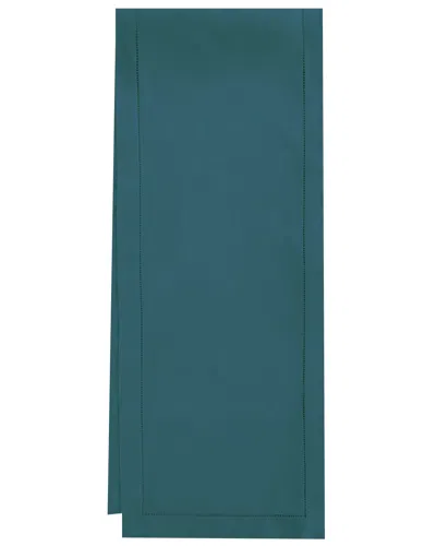 Sferra Festival Table Runner, 15" X 108" In Peacock