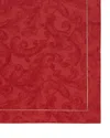 Sferra Acanthus Jacquard Tablecloth, 70" X 108" In Garnet