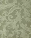 Sferra Acanthus Jacquard Tablecloth, 70" X 108" In Sage