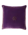Roberto Cavalli Venezie Cushion In Purple