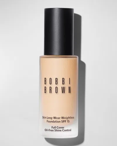 Bobbi Brown Skin Long-wear Weightless Foundation Spf 15 In Alabaster C (lightest Beige With A Hint 