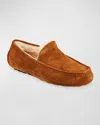 Ugg Men's Ascot Suede Slippers In Brown