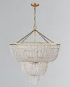 Visual Comfort Signature Jacqueline Two Tier Chandelier By Aerin In Gold