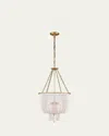 Visual Comfort Signature Jacqueline Chandelier By Aerin In Antique Brass