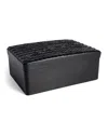 Ralph Lauren Leather Adrienne Box In Black