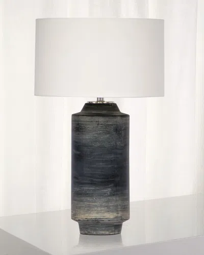 Regina Andrew Dayton Ceramic Table Lamp In Charcoal