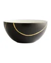 Royal Crown Derby Art Glaze Cereal Bowl In Charcoal