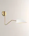 Visual Comfort Studio 1 - Light Wall Sconce Jane By Ellen Degeneres In White And Brass