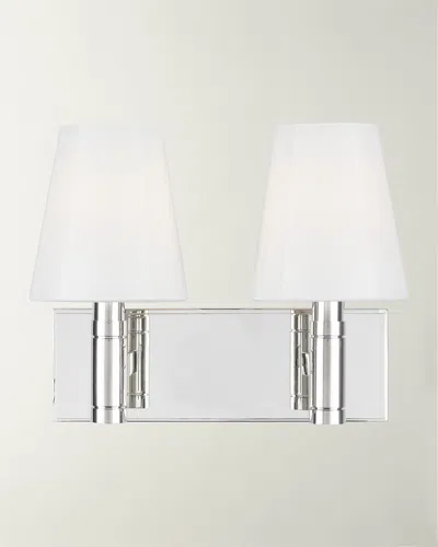 Visual Comfort Studio 2 - Light Vanity Beckham Classic By Thomas O'brien In Polished Nickel