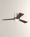 Visual Comfort Fans 42" Clarity Ii Ceiling Fan In Brushed Steel