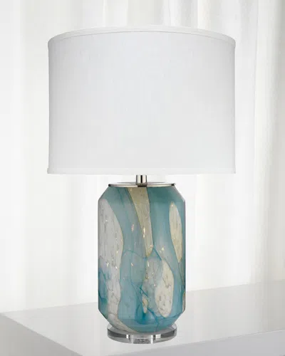 Jamie Young Helen 27.25in Table Lamp In Aqua