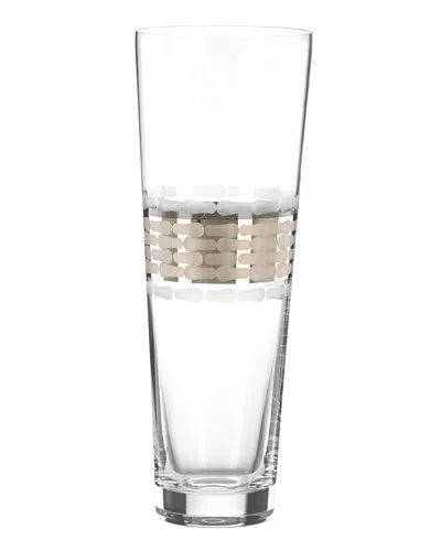 Michael Wainwright Truro Large Glass Vase In Platinum