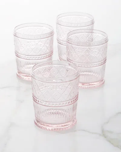 Godinger Pink Claro Double Old-fashioned Glasses, Set Of 4