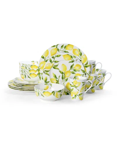 Mikasa 16-piece Lemons Dinnerware Set In Multi Color