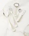 Ricci Silversmith 5-piece Ascot Gold Hostess Flatware Set In Silver