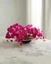 John-richard Collection Amethyst Floral Arrangement In Pink