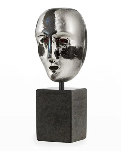Kosta Boda Brains Mercurius Silver Decorative Accent In Multi  Color