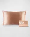 Slip Pure Silk Pillowcase, Queen In Rose Gold