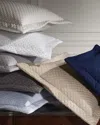 Ralph Lauren Quilted Sateen Argyle Pillow In Navy