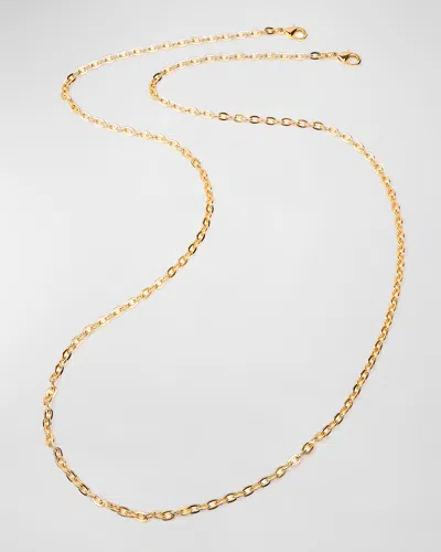 Ben-amun Mask Chain, 36"l In Gold