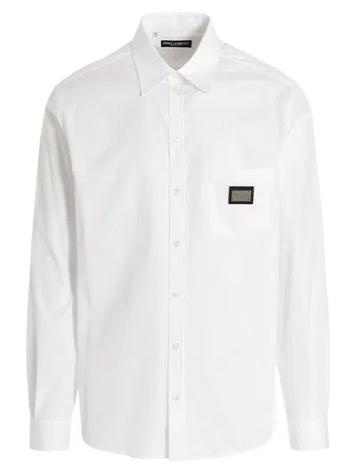 Dolce & Gabbana White Cotton Shirt