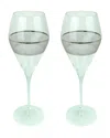 Michael Wainwright Panthera Champagne Glasses, Set Of 2 In Multi