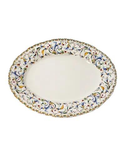 Gien Toscana Large Oval Platter In Multi