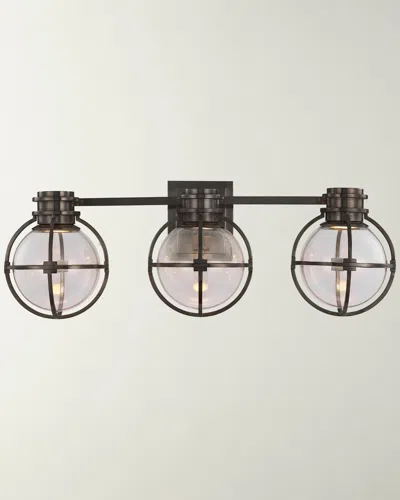 Visual Comfort Signature Gracie Triple Sconce By Chapman & Myers In Black